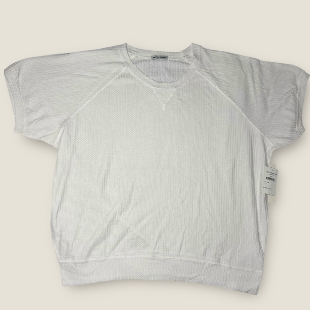 NEW Sweet Romeo textured White Blouse size 1X